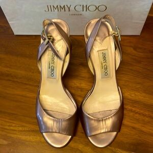 Jimmy Choo patterned leather sandals